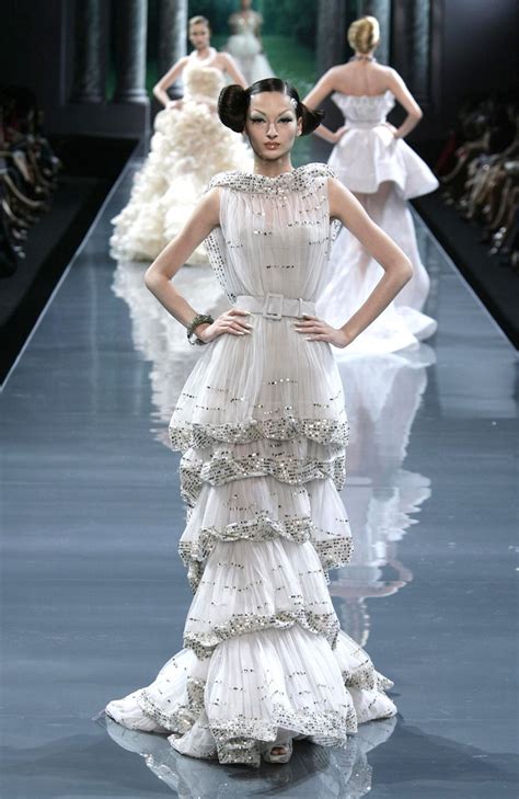 john galliano for dior wedding dresses|John Galliano haute couture.